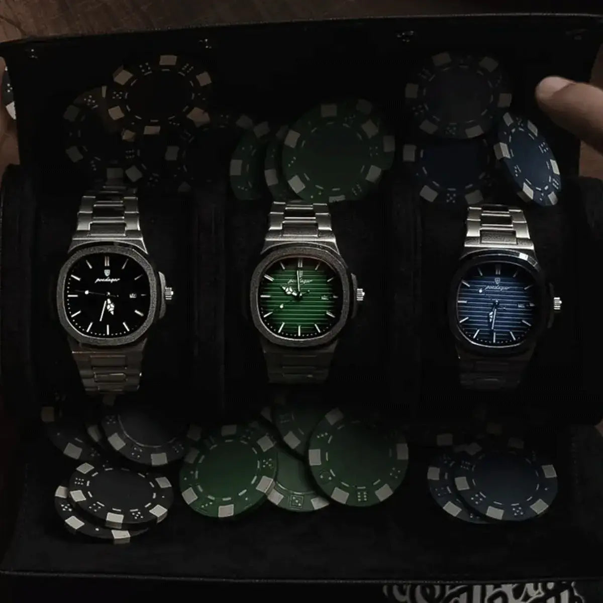 Men's Luxe Nautilus™ Watch with a Free Bracelet Kit – Proper Bargain!